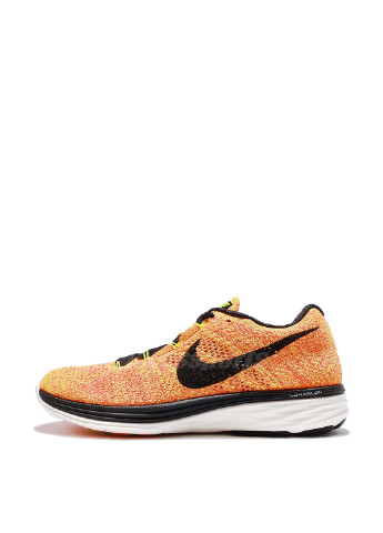 Помаранчеві осінні кросівки Nike WMNS NIKE FLYKNIT LUNAR3