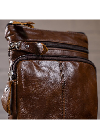 Чоловіча шкіряна сумка 14х18,5х3 см Vintage (229458811)