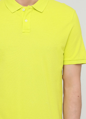 Желтая футболка-поло для мужчин C&A однотонная