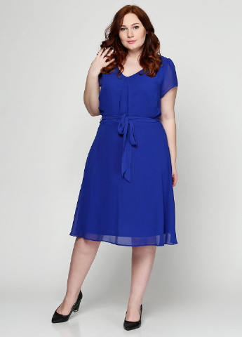 Синее кэжуал платье Dorothy Perkins однотонное