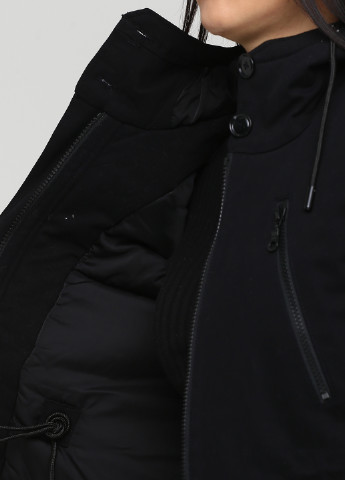 Чорна демісезонна куртка Kookai