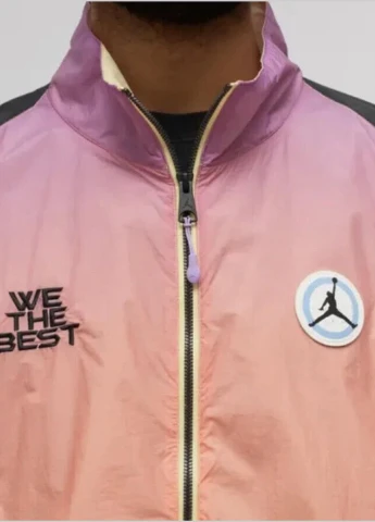 Комбінована демісезонна куртка dv7493-746 Jordan x DJ Khaled Jacket Crimson Bliss