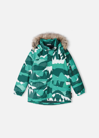 Зеленая зимняя куртка зимняя Lassie STEFFAN