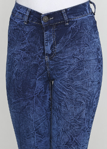 Синие демисезонные скинни джинсы Zagros