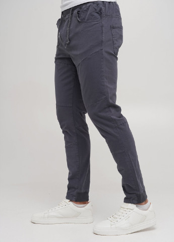 Графитовые кэжуал демисезонные джоггеры брюки Trend Collection