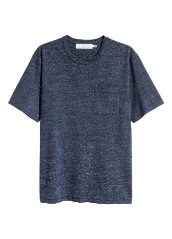 Темно-синяя футболка H&M
