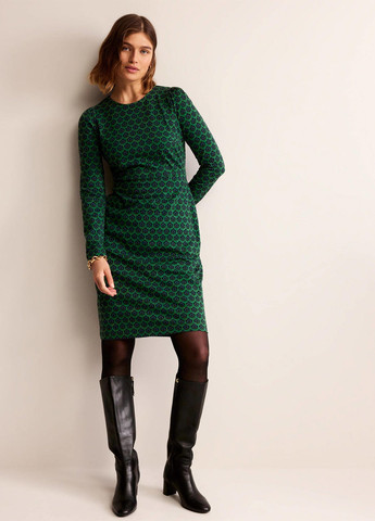 Зелена кежуал сукня футляр Boden з абстрактним візерунком