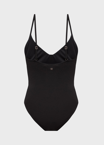 Чорний демісезонний купальник суцільний, майо Tommy Hilfiger