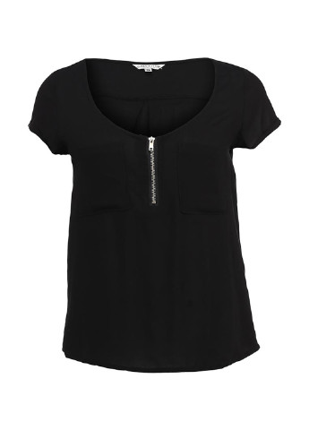 Черная летняя блуза Alcott