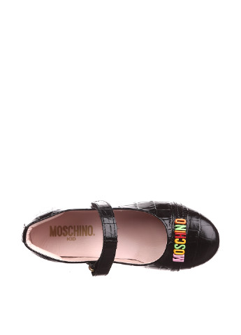 Туфлі Moschino написи чорні кежуали