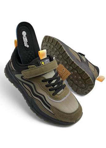 Хакі Осінні кросівки Clibee