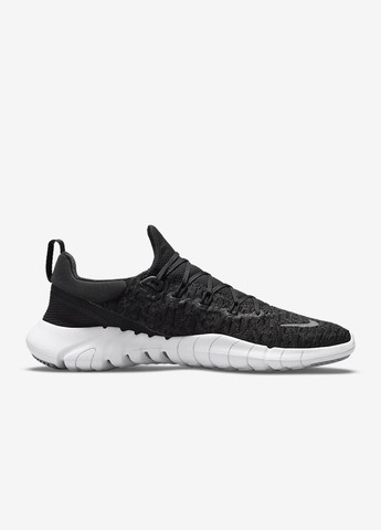Кроссовки CZ1891-001 Nike Free Run 5.0 чёрно-белые демисезоны (317226086)