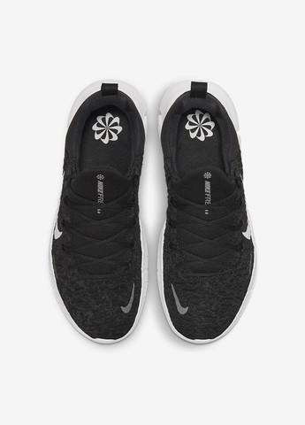 Кроссовки CZ1891-001 Nike Free Run 5.0 чёрно-белые демисезоны (317226086)