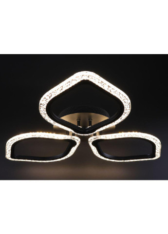 Люстра стельова LED з пультом A2522/3-bk Чорний 8х57х57 см. Sunnysky (253122313)