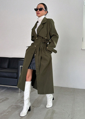 Плащ SHEIN тренчкот на пуговицах демисезон (337833217)