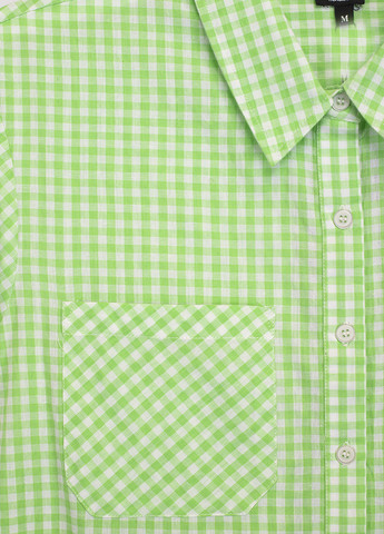 Зеленая кэжуал рубашка в клетку Wednesday's Girl