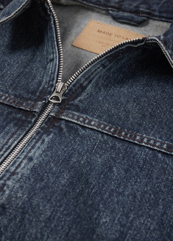 Темно-синя демісезонна куртка C&A