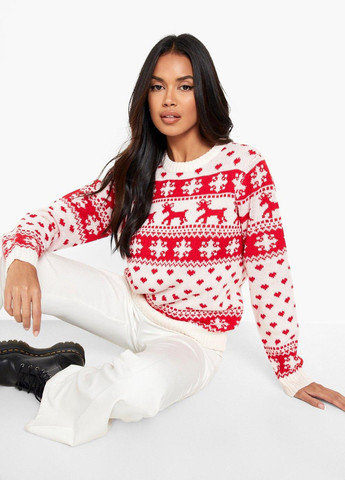 Кремовый зимний джемпер джемпер Boohoo