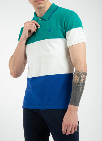 Цветная футболка-поло для мужчин Gant с логотипом