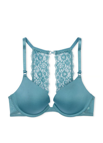 Бірюзовий балконет бюстгальтер Victoria's Secret з кісточками поліамід