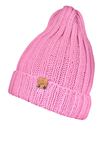 Рожевий зимній комплект (шапка, шарф-снуд) Anmerino