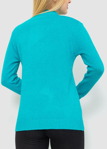 Бирюзовый демисезонный свитер Ager
