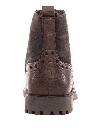 Темно-коричневые осенние ботинки броги Lumberjack