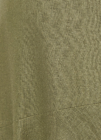 Оливковая кэжуал однотонная юбка KOTON клешированная