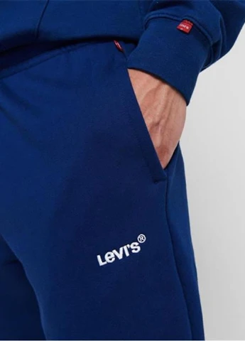 Синие спортивные демисезонные джоггеры брюки Levi's