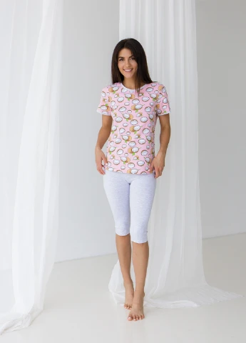 Пісочна всесезон піжама (футболка, бриджі) футболка+ бриджі Barwa Garments