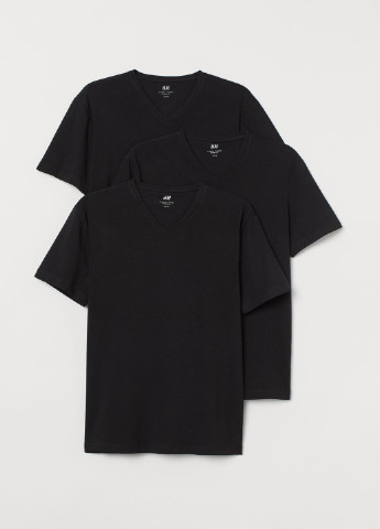 Чорна футболки H&M