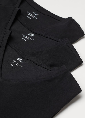 Черная футболки H&M