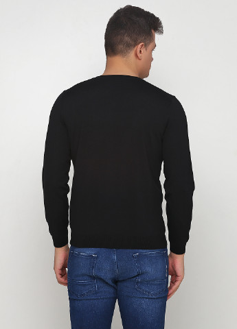 Чорний демісезонний пуловер пуловер Hugo Boss
