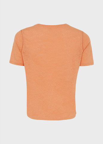 Оранжевая летняя футболка Mexx