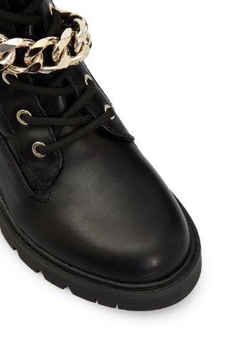 Осенние ботинки берцы Guess со шнуровкой, с цепочками из искусственной кожи