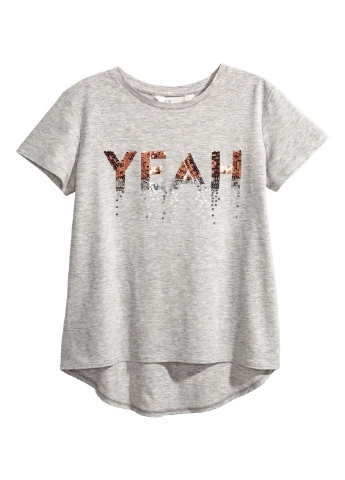 Сіра літня футболка H&M