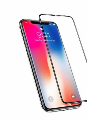 Скло захисне для iPhone 11 Pro (Black) (500275) Drobak (203983749)