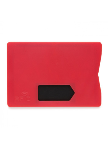 Холдер для кредитної картки Захист від зчитування; червоний Loooqs однотонний червоний кежуал