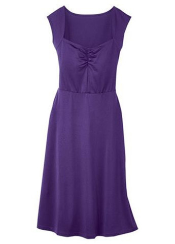 Фиолетовое праздничный платье годе Mark однотонное