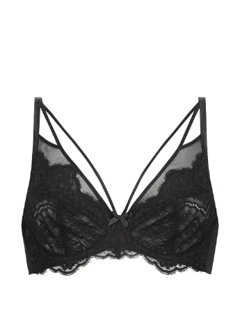 Чорний бюстгальтер Hunkemoller з кісточками поліамід