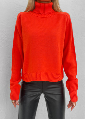 Червоний демісезонний светр SHEIN