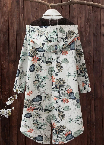Комбинированная демисезонная куртка SHEIN
