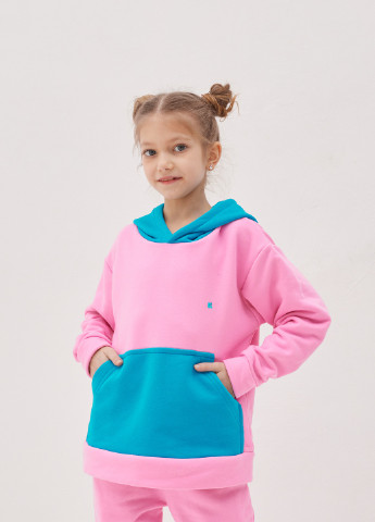 Рожевий демісезонний дитячий спортивний повсякденний костюм beauty Kindamor весна-осень 2022