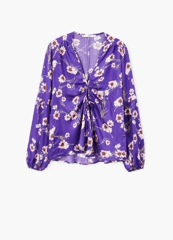 Фиолетовая блуза Mango