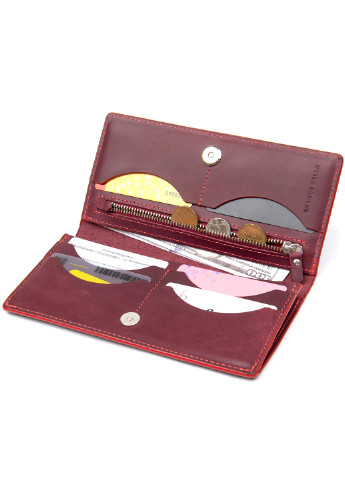 Женское кожаное портмоне 9,5х19,52 см Grande Pelle (250097295)