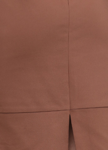 Пудровая кэжуал однотонная юбка Tuwe карандаш