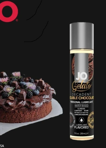 Лубрикант водний GELATO Double Chocolate смак шоколад 120 мл (SO3503) System JO (253573572)