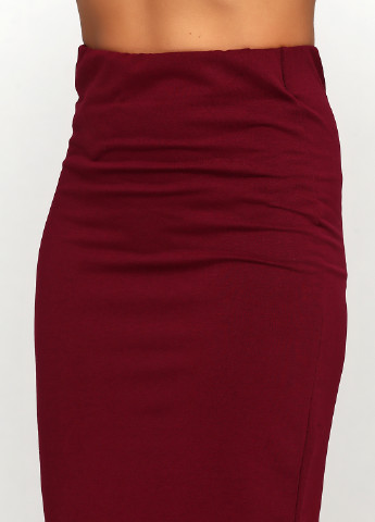 Бордовая кэжуал юбка Malta карандаш