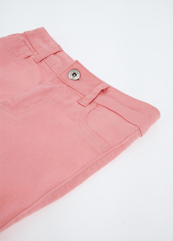 Шорты DeFacto светло-розовые джинсовые хлопок