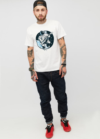 Біла футболка YAPPI